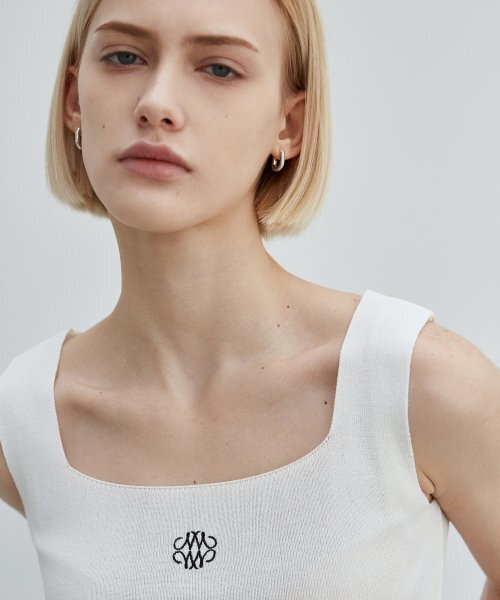 NICK&NICOLE(ニックアンドニコール)の「NICOLE SQUARE NECK SLEEVELESS_IVORY(Tシャツ/カットソー・レディース・その他・FREE)」の2枚目の写真