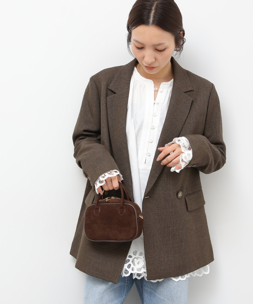 JOURNAL STANDARD relume（ジャーナルスタンダード　レリューム）の「エンブロイダリーブラウス（シャツ/ブラウス・レディース・ブラック/ホワイト・FREE）」の11枚目の写真