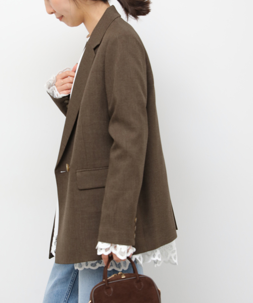 JOURNAL STANDARD relume（ジャーナルスタンダード　レリューム）の「エンブロイダリーブラウス（シャツ/ブラウス・レディース・ブラック/ホワイト・FREE）」の12枚目の写真