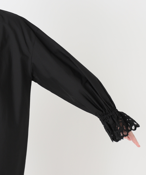 JOURNAL STANDARD relume（ジャーナルスタンダード　レリューム）の「エンブロイダリーブラウス（シャツ/ブラウス・レディース・ブラック/ホワイト・FREE）」の22枚目の写真