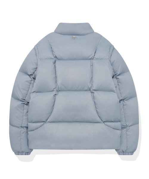 ディタッチャブルダックダウンプファーグレーシーブルー（ダウン