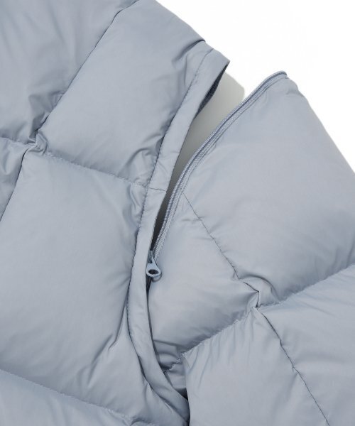 ディタッチャブルダックダウンプファーグレーシーブルー（ダウン