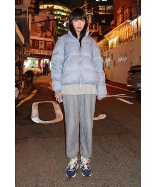 ディタッチャブルダックダウンプファーグレーシーブルー（ダウン