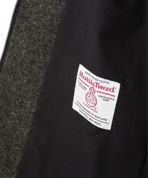 MARGARET HOWELL（マーガレットハウエル）の「HARRIS TWEED（ブルゾン・メンズ・オリーブドラブ・SMALL/MEDIUM/LARGE）」の4枚目の写真