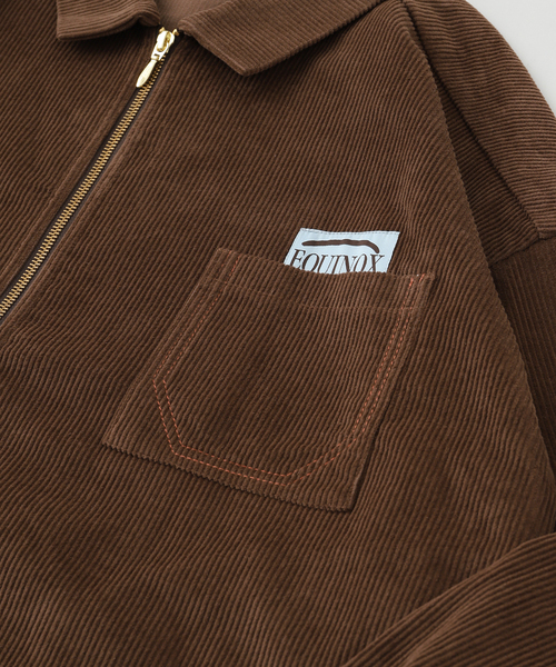 Whimsy(ウィムジー)の「Whimsy / ウィムジー CORDUROY SHIRT JACKET(ブルゾン・メンズ・ピンク/ブラウン・LARGE/MEDIUM)」の7枚目の写真