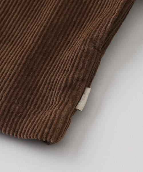 Whimsy(ウィムジー)の「Whimsy / ウィムジー CORDUROY SHIRT JACKET(ブルゾン・メンズ・ピンク/ブラウン・LARGE/MEDIUM)」の8枚目の写真