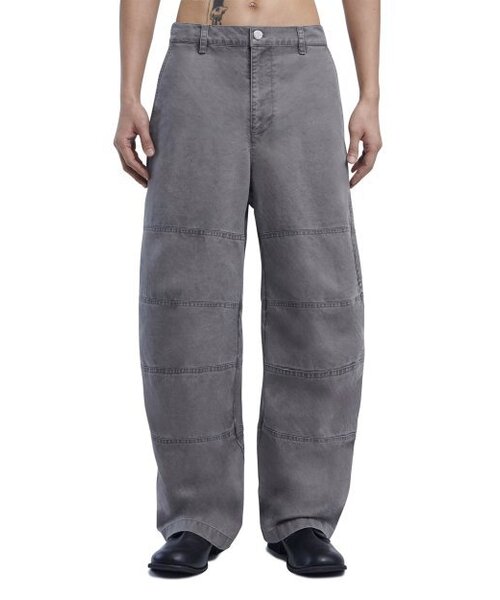 NOMANUAL(NOMANUAL)の「P.D CURVED PANTS - GRAY(その他パンツ・レディース・その他・LARGE/SMALL/MEDIUM)」の2枚目の写真