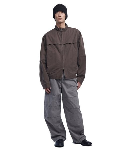 NOMANUAL(NOMANUAL)の「P.D CURVED PANTS - GRAY(その他パンツ・レディース・その他・LARGE/SMALL/MEDIUM)」の4枚目の写真