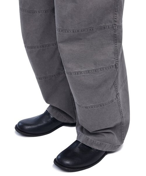 NOMANUAL(NOMANUAL)の「P.D CURVED PANTS - GRAY(その他パンツ・レディース・その他・LARGE/SMALL/MEDIUM)」の5枚目の写真