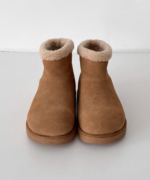 CANAL JEAN（キャナルジーン）の「El mar　ムートンショートブーツ（ブーツ・レディース・ブラウン/キャメル・36/37/38）」の7枚目の写真