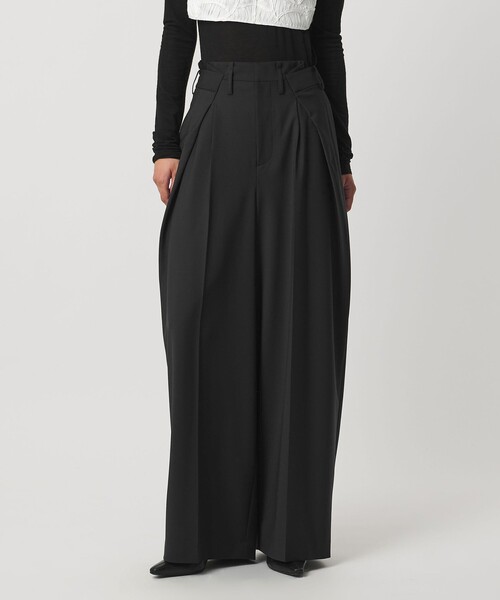 AEWEN MATOPH（イウエン マトフ）の「＜AEWEN MATOPH＞インタックパンツ（その他パンツ・レディース・ブラック/ベージュ/ダークグレー・34/36/38）」の2枚目の写真