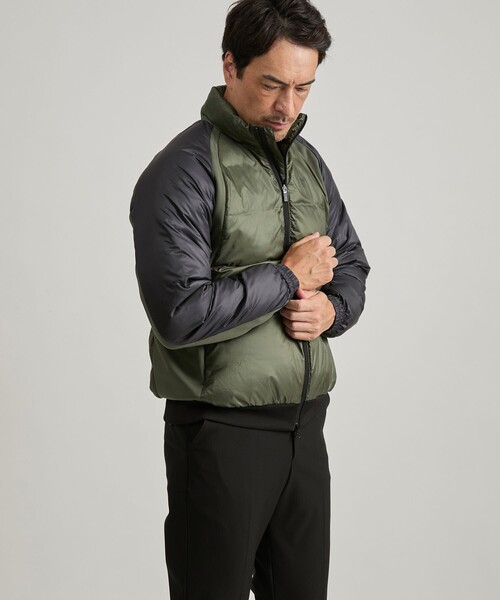 Saturdays Golf(サタデーズゴルフ)の「THERMOLITE Padding Blouson(ブルゾン・メンズ・ブラック/オリーブ・S/M/XL/L)」の3枚目の写真