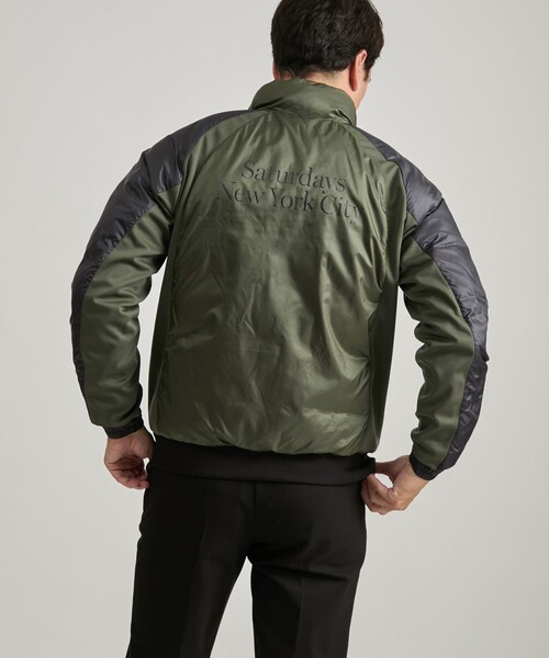 Saturdays Golf(サタデーズゴルフ)の「THERMOLITE Padding Blouson(ブルゾン・メンズ・ブラック/オリーブ・S/M/XL/L)」の4枚目の写真