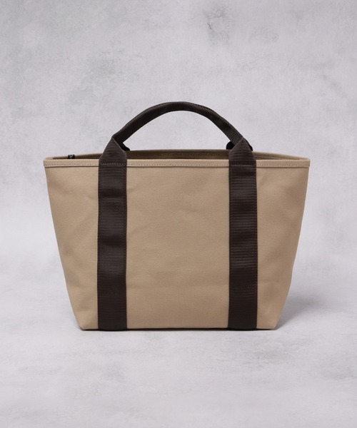 WALK IN CLOSET(ウォークインクローゼット)の「【 SABLE CLUCH】LEATHER TAG CANVAS TOTE (M) - 富士金梅(帆布/キャンバストートバッグ)(ショルダーバッグ・メンズ・ベージュ系その他/ベージュ系その他2/ベージュ系その他3・ONE SIZE)」の5枚目の写真