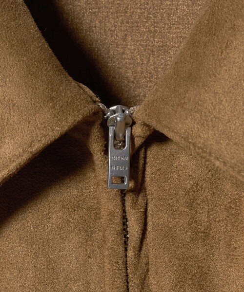CITEN(シテン)の「<CITEN>スウェードライクジップシャツブルゾン(ブルゾン・メンズ・ベージュ・M/L)」の15枚目の写真