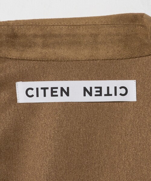 CITEN(シテン)の「<CITEN>スウェードライクジップシャツブルゾン(ブルゾン・メンズ・ベージュ・M/L)」の18枚目の写真