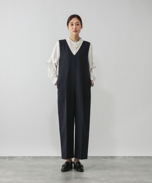 GLOBAL WORK（グローバルワーク）の「ストレッチオールインワン＊ブラウスセット/581019（セットアップ・レディース・ブラック/ネイビー/グレー系その他6・MEDIUM/LARGE）」の21枚目の写真