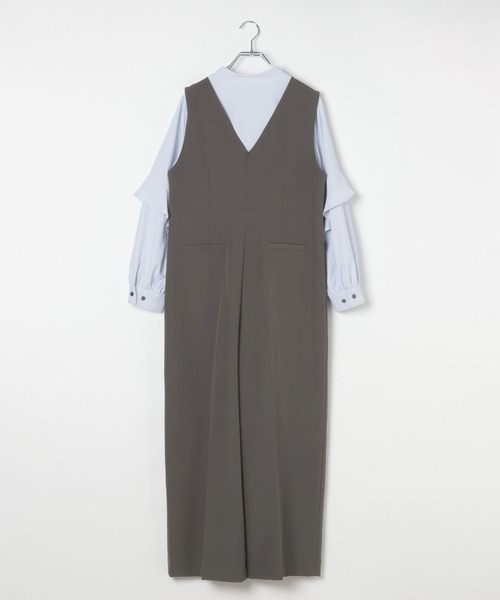 GLOBAL WORK（グローバルワーク）の「ストレッチオールインワン＊ブラウスセット/581019（セットアップ・レディース・ブラック/ネイビー/グレー系その他6・MEDIUM/LARGE）」の17枚目の写真