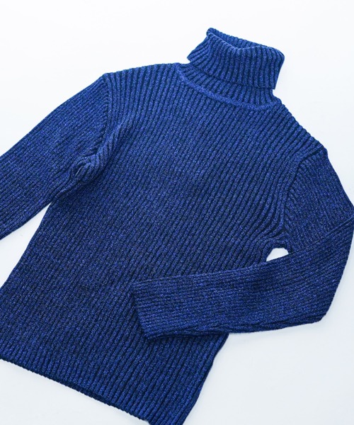 Beno（ビーノ）の「タートルネックループヤーンニット（ニット/セーター・メンズ・ホワイト/ブラック/ワイン/チャコールグレー/杢グレー/ネイビー・MEDIUM/LARGE/X-LARGE）」の16枚目の写真