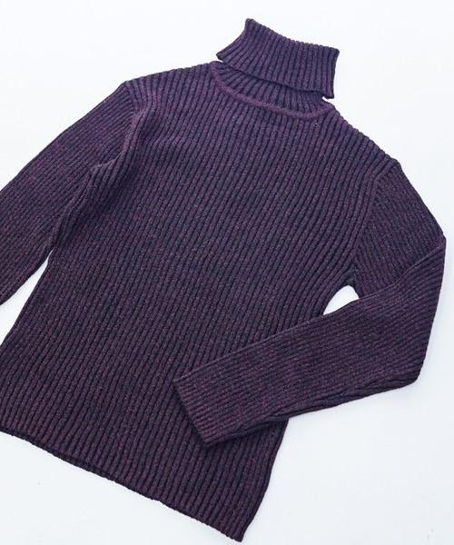 Beno（ビーノ）の「タートルネックループヤーンニット（ニット/セーター・メンズ・ホワイト/ブラック/ワイン/チャコールグレー/杢グレー/ネイビー・MEDIUM/LARGE/X-LARGE）」の18枚目の写真