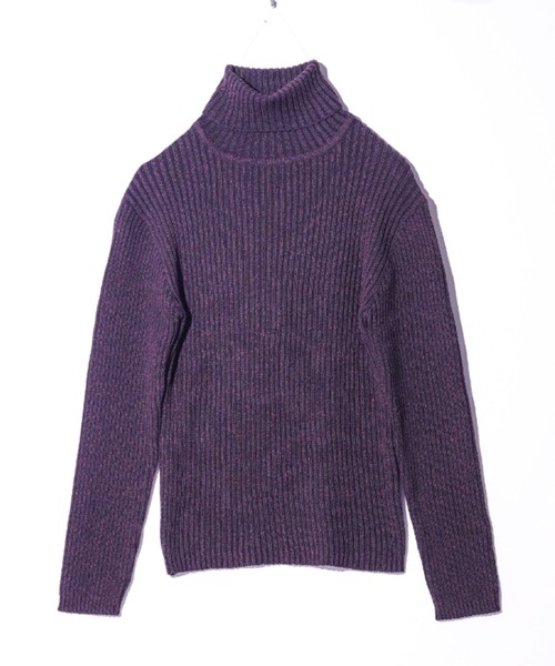 Beno（ビーノ）の「タートルネックループヤーンニット（ニット/セーター・メンズ・ホワイト/ブラック/ワイン/チャコールグレー/杢グレー/ネイビー・MEDIUM/LARGE/X-LARGE）」の17枚目の写真