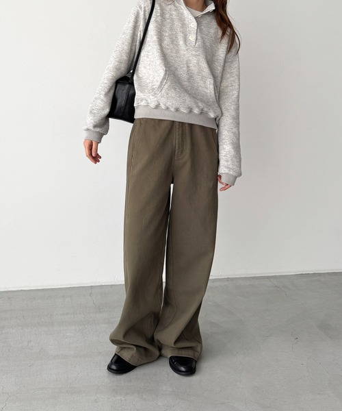 CANAL JEAN(キャナルジーン)の「El mar ベルト付き起毛コットンパンツ(その他パンツ・レディース・モカ/ブラウン・SMALL/MEDIUM)」の10枚目の写真