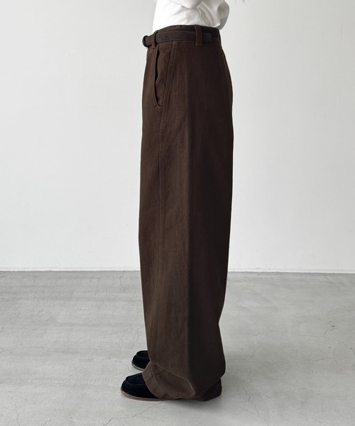 CANAL JEAN(キャナルジーン)の「El mar ベルト付き起毛コットンパンツ(その他パンツ・レディース・モカ/ブラウン・SMALL/MEDIUM)」の12枚目の写真