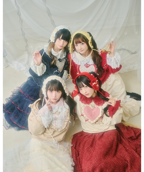 kutir（クティール）の「【クティールとレトロ】ビッグレースブラウス（シャツ/ブラウス・レディース・アイボリー/オフホワイト/ピンク/ボルドー・FREE）」の18枚目の写真