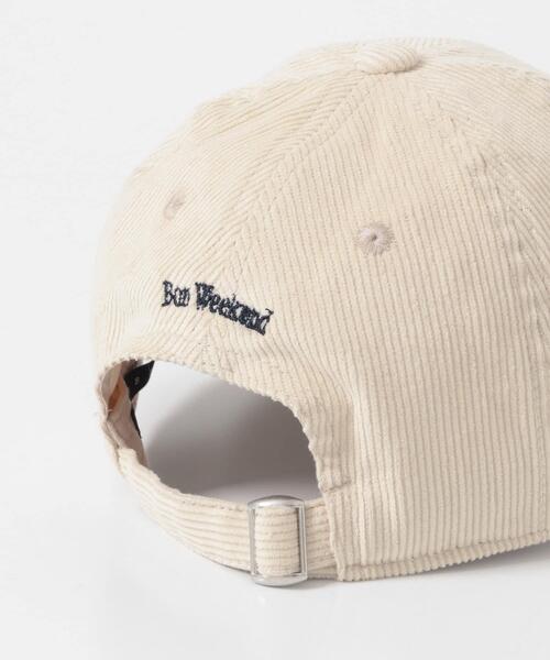 KBF（ケイビーエフ）の「エンブロイダリーコーデュロイCAP（キャップ・レディース・アイボリー/ネイビー・ONE）」の7枚目の写真