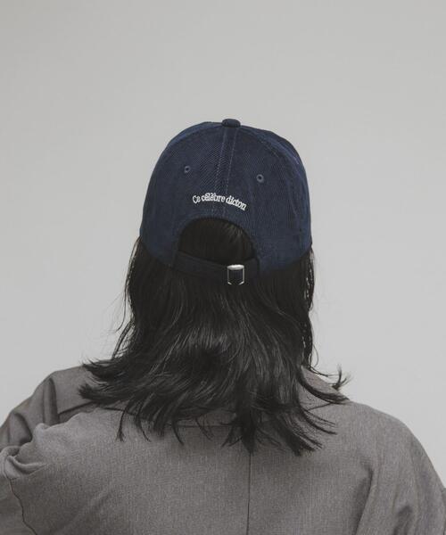 KBF（ケイビーエフ）の「エンブロイダリーコーデュロイCAP（キャップ・レディース・アイボリー/ネイビー・ONE）」の13枚目の写真