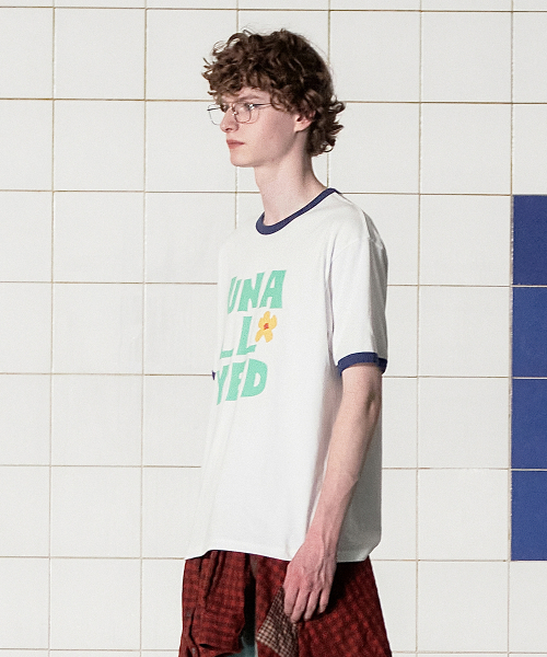 UNALLOYED(アナロイド)の「ロゴリンガーTシャツ / ホワイト(Tシャツ/カットソー・メンズ・その他・SMALL/MEDIUM/LARGE)」の2枚目の写真
