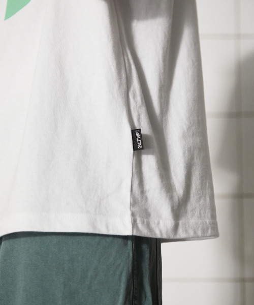 UNALLOYED(アナロイド)の「ロゴリンガーTシャツ / ホワイト(Tシャツ/カットソー・メンズ・その他・SMALL/MEDIUM/LARGE)」の5枚目の写真
