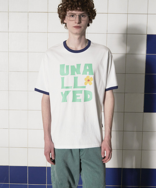UNALLOYED(アナロイド)の「ロゴリンガーTシャツ / ホワイト(Tシャツ/カットソー・メンズ・その他・SMALL/MEDIUM/LARGE)」の7枚目の写真