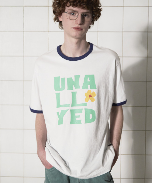 UNALLOYED(アナロイド)の「ロゴリンガーTシャツ / ホワイト(Tシャツ/カットソー・メンズ・その他・SMALL/MEDIUM/LARGE)」の8枚目の写真
