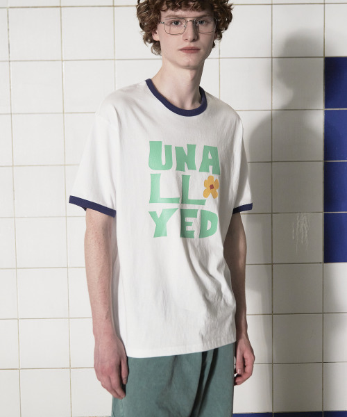 UNALLOYED(アナロイド)の「ロゴリンガーTシャツ / ホワイト(Tシャツ/カットソー・メンズ・その他・SMALL/MEDIUM/LARGE)」の9枚目の写真