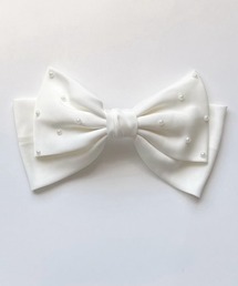 Dormiir（ドルミール）の「【Dormiir】パール付きリボンバレッタ（バレッタ/ヘアクリップ）」