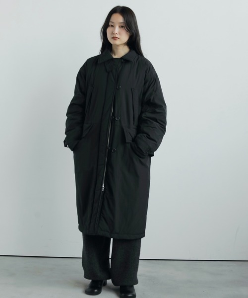 セール】Boacollar Padding Coat（ステンカラーコート）｜anuke