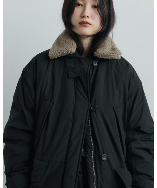 【大幅値下】anuke Boacollar Padding Coat 38 新品 ànuke online store（アンヌーク） / Boacollar Padding CoatBoacollar