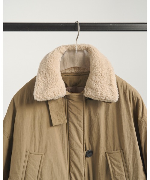 セール】Boacollar Padding Coat（ステンカラーコート）｜anuke