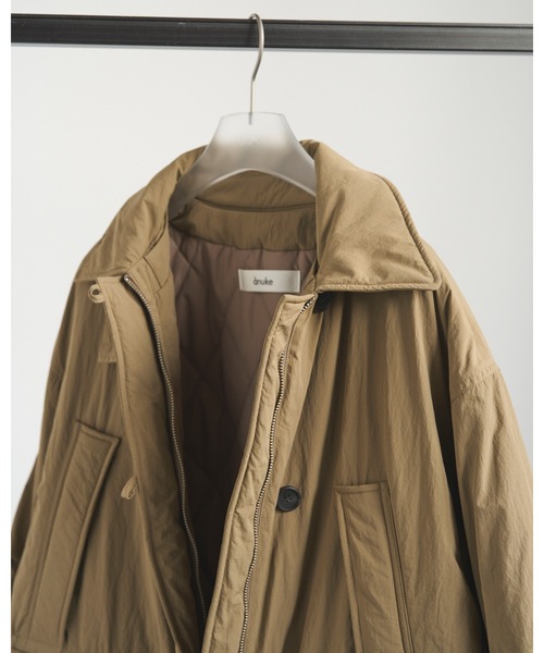 セール】Boacollar Padding Coat（ステンカラーコート）｜anuke