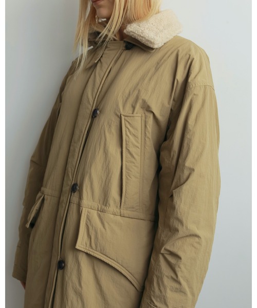 【大幅値下】anuke Boacollar Padding Coat 38 新品 セール】Boacollar Padding Coat（ステンカラーコート）｜anuke