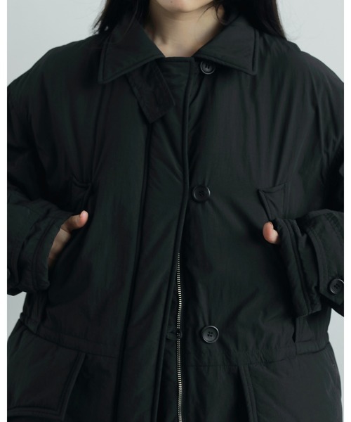セール】Boacollar Padding Coat（ステンカラーコート）｜anuke