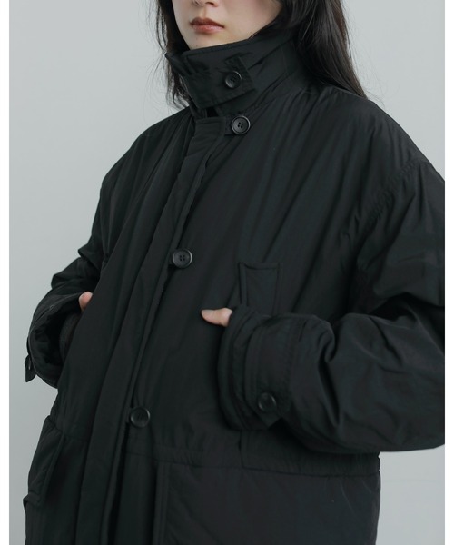 セール】Boacollar Padding Coat（ステンカラーコート）｜anuke