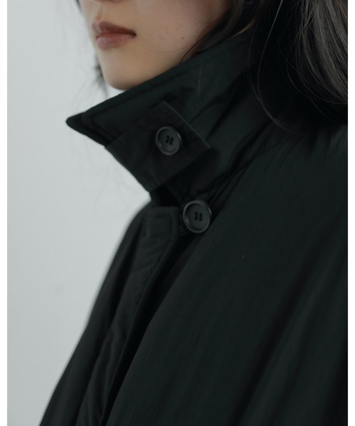 セール】Boacollar Padding Coat（ステンカラーコート）｜anuke