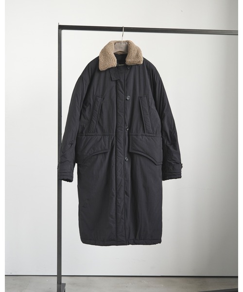 セール】Boacollar Padding Coat（ステンカラーコート）｜anuke