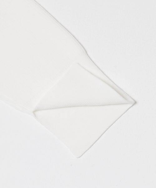 URBAN RESEARCH ROSSO WOMEN（アーバンリサーチ　ロッソ）の「シルク混スリットスリーブリブニット（ニット/セーター・レディース・オフホワイト/ブルー系その他/ネイビー/イエロー・FREE）」の9枚目の写真