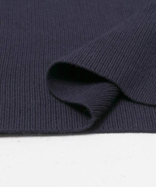 URBAN RESEARCH ROSSO WOMEN（アーバンリサーチ　ロッソ）の「シルク混スリットスリーブリブニット（ニット/セーター・レディース・オフホワイト/ブルー系その他/ネイビー/イエロー・FREE）」の10枚目の写真
