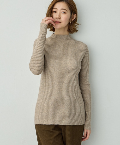 Petit Honfleur(プチオンフルール)の「ポンチョアンサンブルニット【セット商品・3WAY・新色追加】(ニット/セーター・レディース・モカ/ネイビー/グレー/ベージュ・L/M)」の8枚目の写真