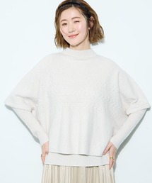 Petit Honfleur（プチオンフルール）の「ポンチョアンサンブルニット【セット商品・3WAY・新色追加】（ニット/セーター）」