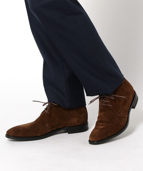 シップス スエード チャッカブーツ SHIPSブラウン スエード チャッカブーツ
